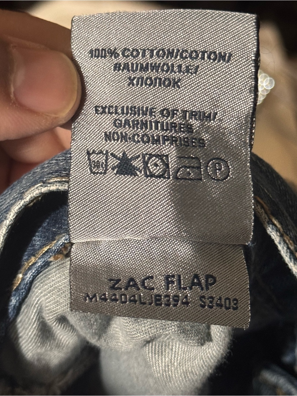Silver Jeans Co Zac Flap Mens 33x32 Blue Bootcut Pockets Embroidered Western Y2K - Picture 11 of 11